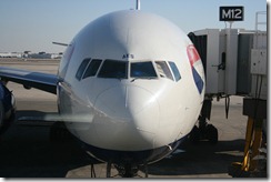 Our transportation from Chicago to London