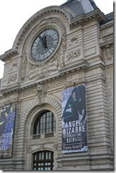 From the inside, you can venture to the back side of the clock and view the Seine river