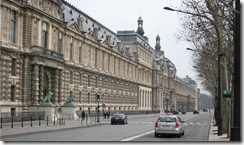 Approaching the Louvre