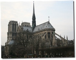 Backside of Notre Dame