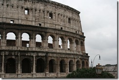 The Colosseum after stepping up and back