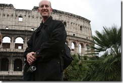 I was really there - me and the palm trees